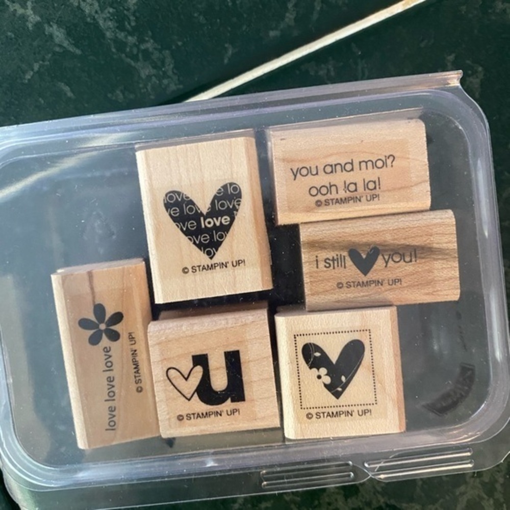 STAMPIN UP RETIRED STAMP SET YOU & MOI